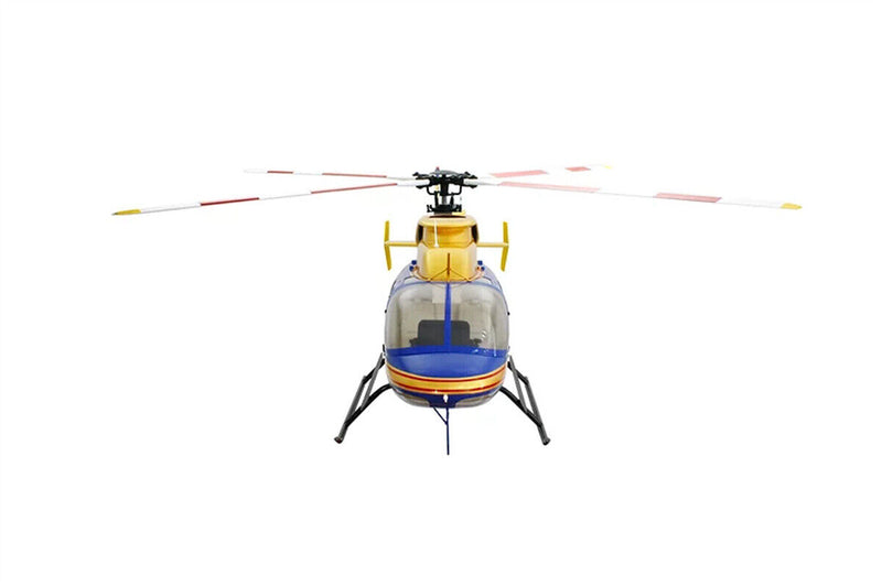 700 Size Aeromed B 407 ARF RC Helicopter Fuselage Gold Blue SM2.0 Kit Version