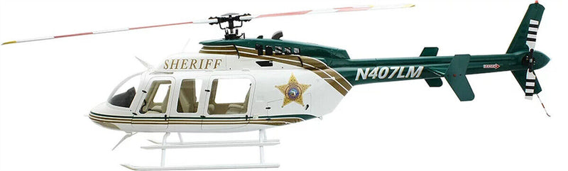 700 B 407 ARF Sheriff RC Helicopter Fuselage Bell407 700 Size SM2.0 Kit Version