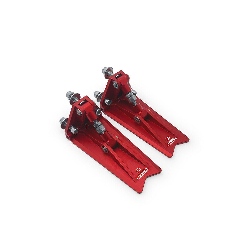 A pair of Realistic aluminum Adjustable angle Trim Tab parts for RC model boat