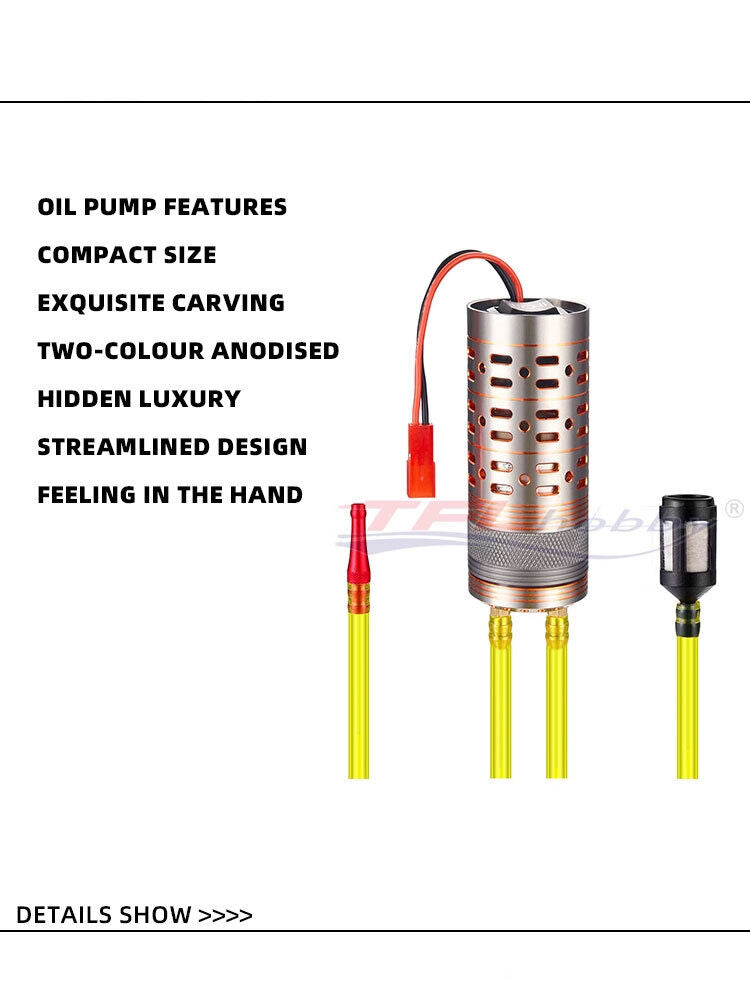 Metal electric pump Φ32, L62 mm Specialized gasoline and luminous For RC boat models rc boat