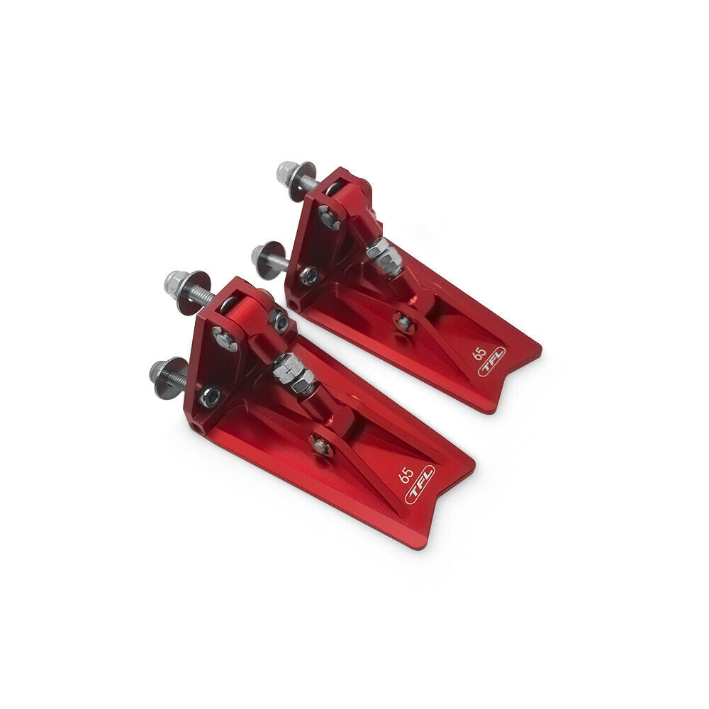 A pair of Realistic aluminum Adjustable angle Trim Tab parts for RC model boat