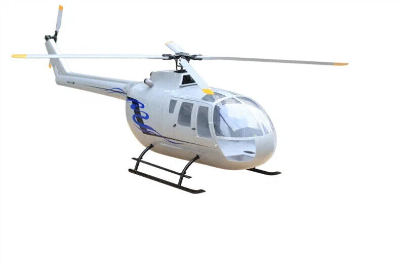 800 bo-105 ARF FTO RC Helicopter Fuselage 800 bo-105 kit hsm800 silver blue