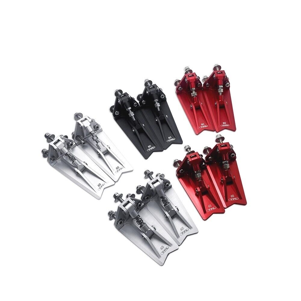 A pair of Realistic aluminum Adjustable angle Trim Tab parts for RC model boat