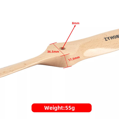 1PC RC airplane Gasoline Wooden Propeller PFLT prop 16*8/17*8inch Model