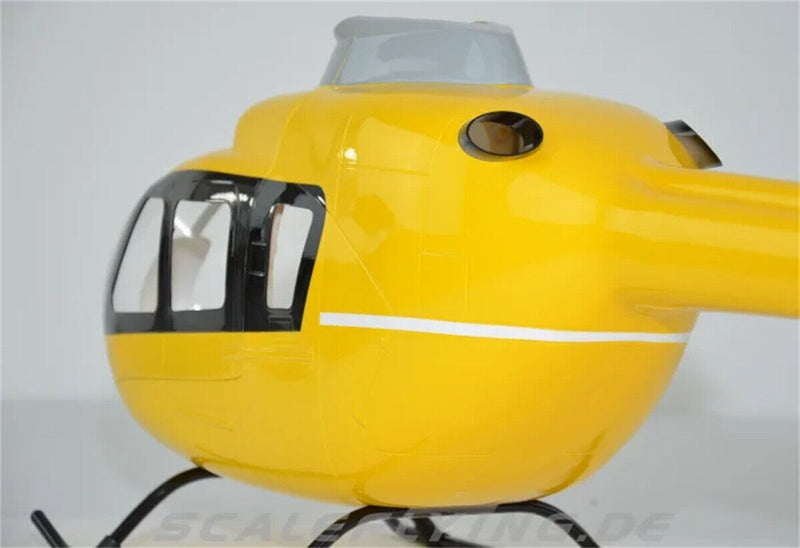 Yellow EC-135 Painting 500 Size Austria RC Helicopter Fuselage EC135 Scale