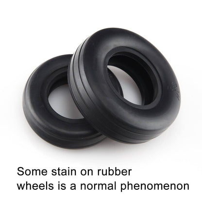 1 Pair Rubber Wheel Replacement Tire for RC Airplane (1.75~4.5inch )