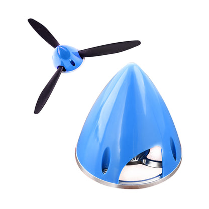 3.25inch 82mm 3-blade Plastics Spinner with Aluminum Backplate 5 color to choose