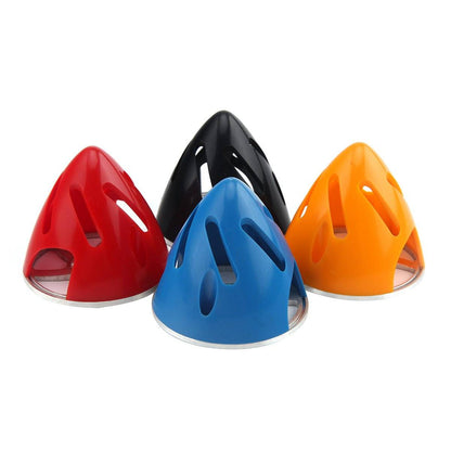 2 to 3.25 inch Engraved Plastic Propeller Spinner w/ Aluminum Back Plate