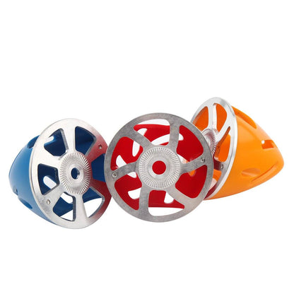 2 to 3.25 inch Engraved Plastic Propeller Spinner w/ Aluminum Back Plate