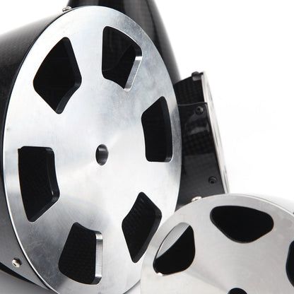 Sharp Cone Carbon Fiber Spinner W/ CNC Back Plate ( 3~6inch )