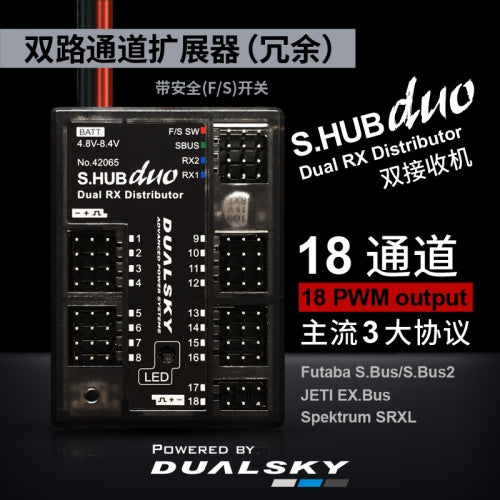 S.HUB DUO, dual serial to PWM convertor(upto 18CH)