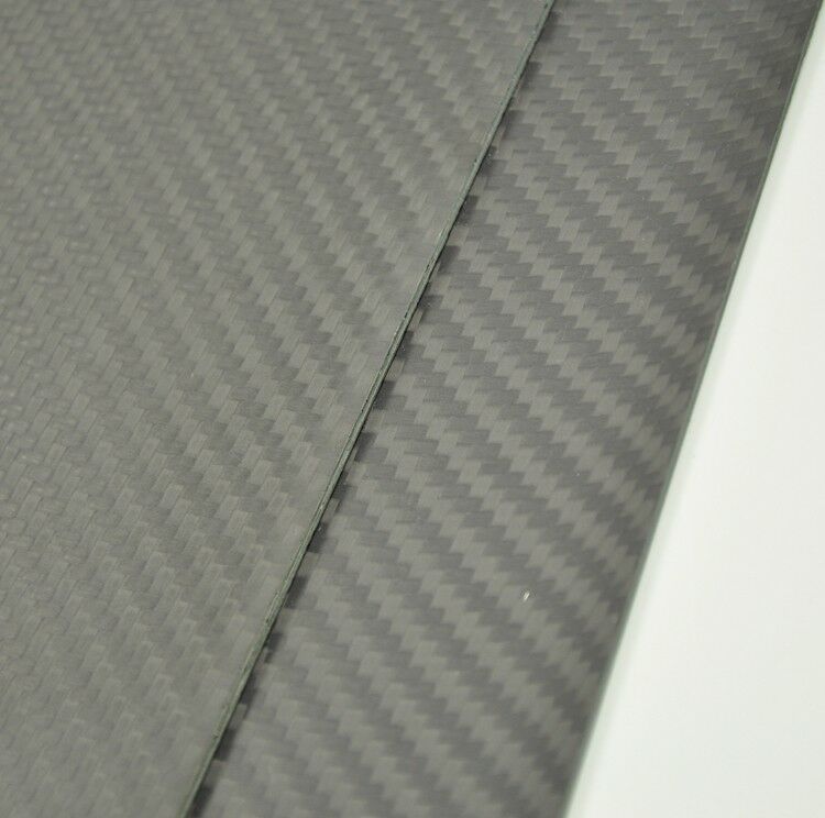 250mmx250mmx2mm  Carbon Fiber Plate/Panel/Sheet  Matte Surface 2mm thickness
