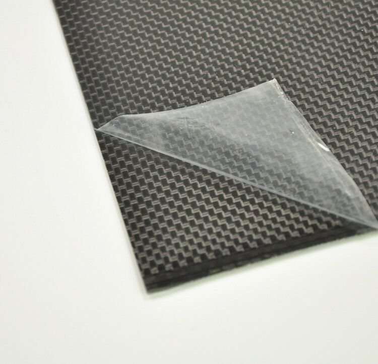 300x500x0.3mm Carbon Fiber Plate/Panel/Sheet 3K Plain Weave High Glossy Surface