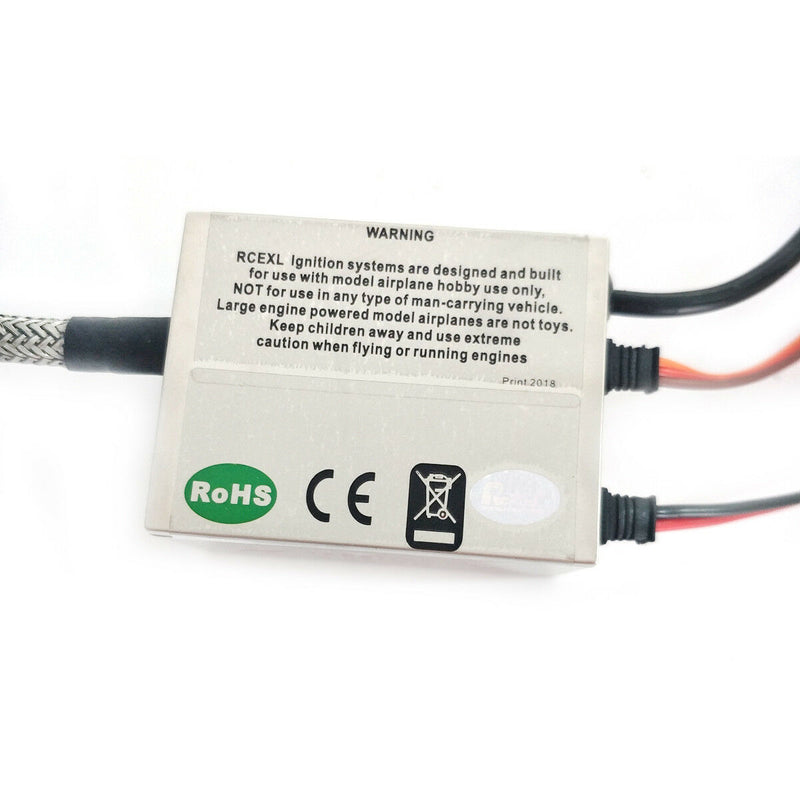 Rcexl Automatic Single Ignition for NGK ME8 1/4-32 90 Degree + Universal Sensor