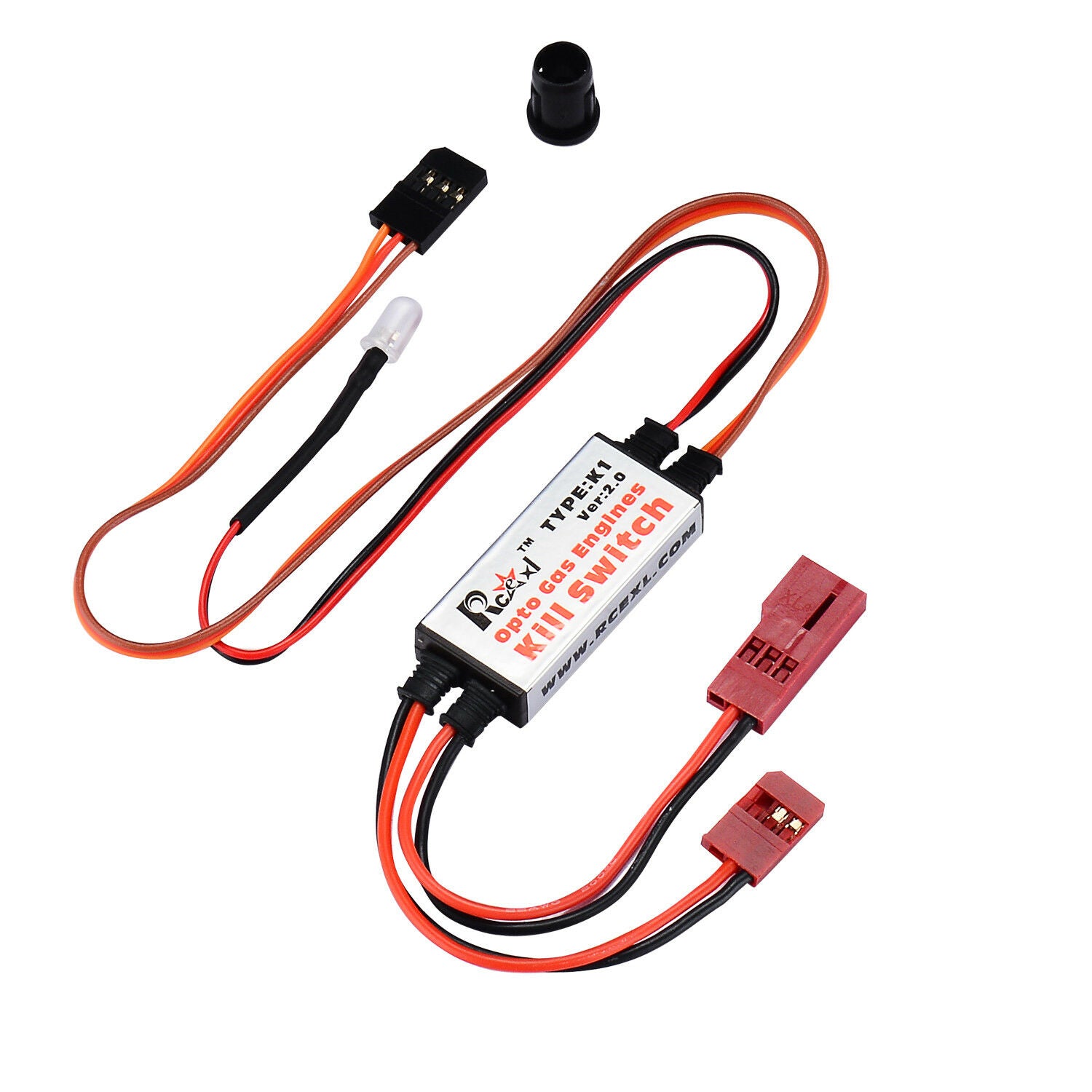RCEXL Opto Gas Engines Kill Switch /w Futaba Plug DLA DLE DA Ignition Cut Off