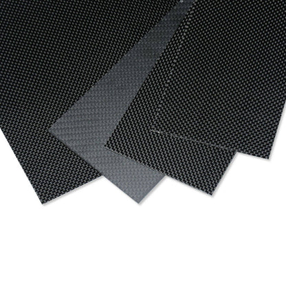 200x250x1mm Carbon Fiber Plate Panel Sheet 3K Plain Weave High glossy surface