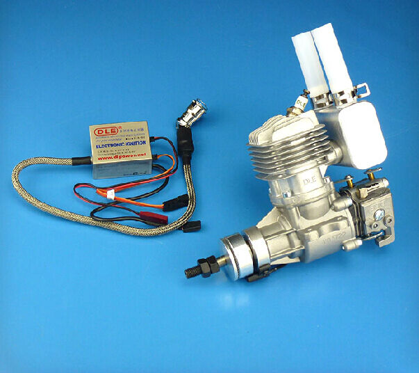 DLE20RA 20CC Rear Exhaust Gasoline Engine with Electric Igniton&Muffler Updated