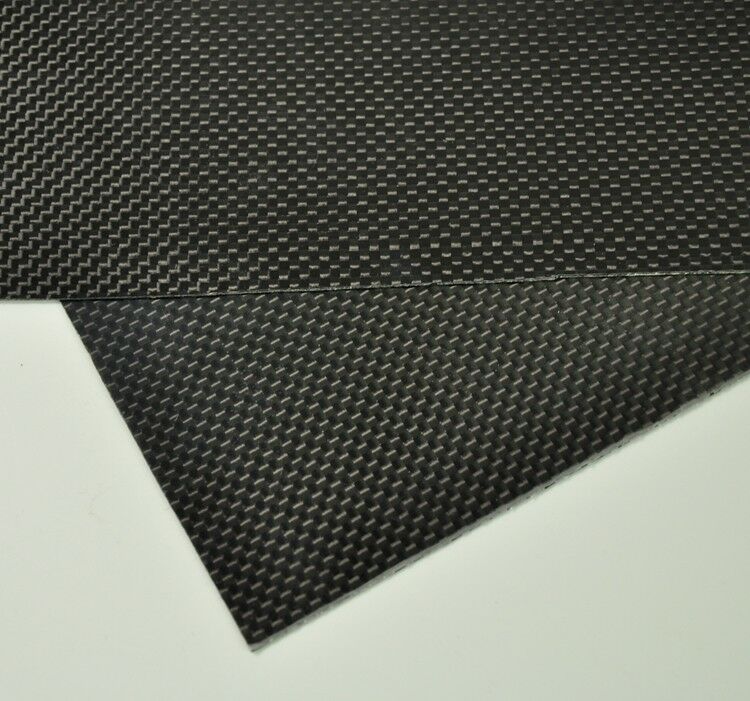 400x500x0.5mm Carbon Fiber Plate/Panel/Sheet  3K Plain Weave High glossy surface