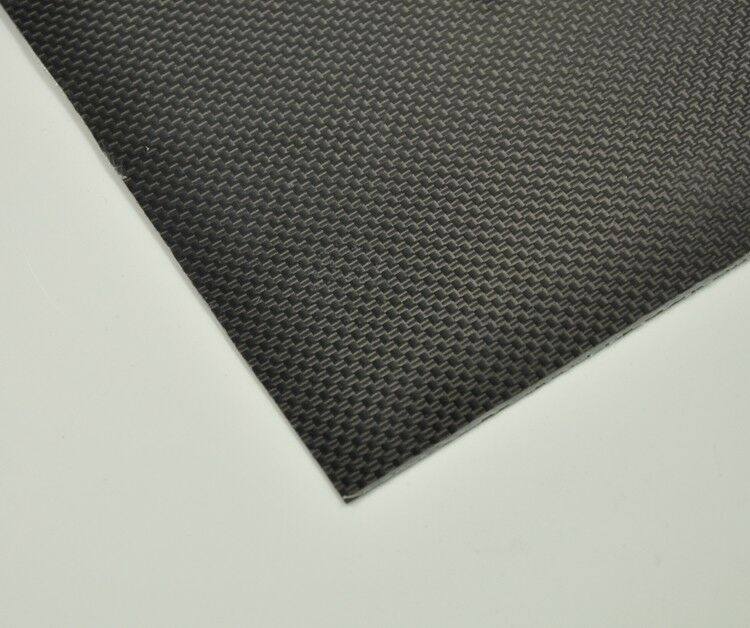 200x250x1mm Carbon Fiber Plate Panel Sheet 3K Plain Weave High glossy surface