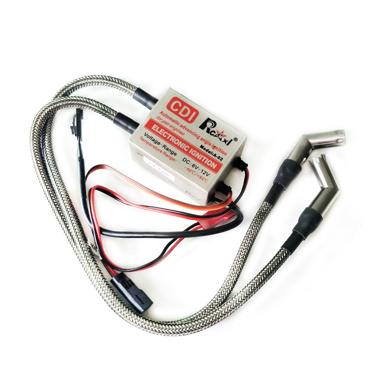 Rcexl LV type Twin Ignition CDI for ME-8 1/4 -32 120 Degree for RC Model Engine