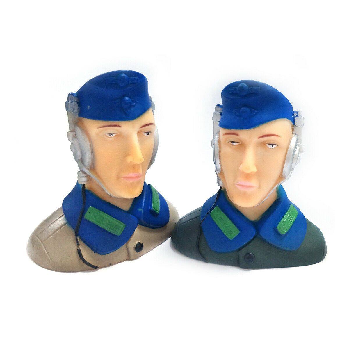 1/6 Scale Pilots Figures L68*W41*H70mm Brown /Army Green