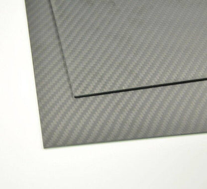 200mmx500mmx2mm  Carbon Fiber Plate/Panel/Sheet  Matte Surface 2mm Thickness