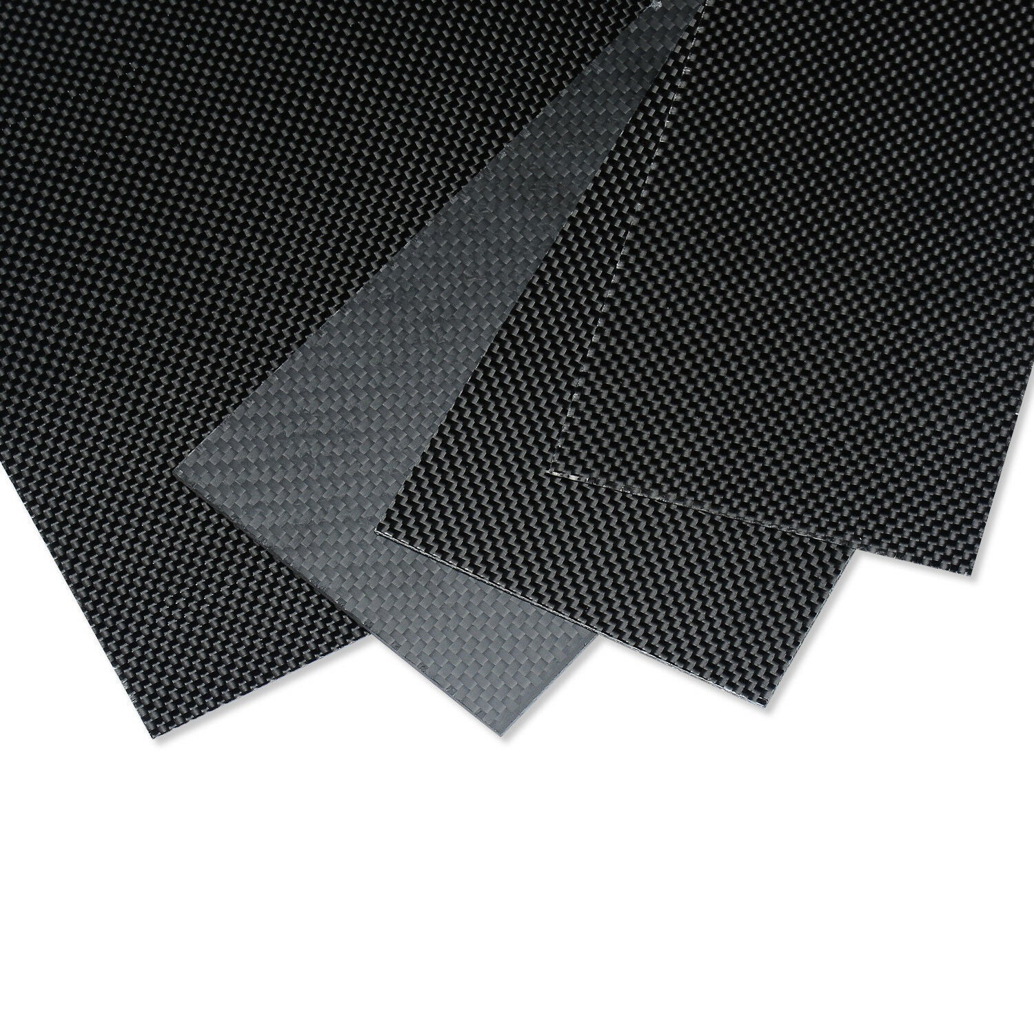 300x500x0.3mm Carbon Fiber Plate/Panel/Sheet 3K Plain Weave High Glossy Surface