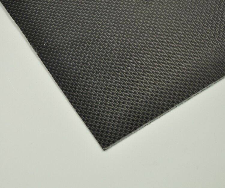200x500x0.3mm  Carbon Fiber Plate/Panel/Sheet 3K plain weave High Glossy