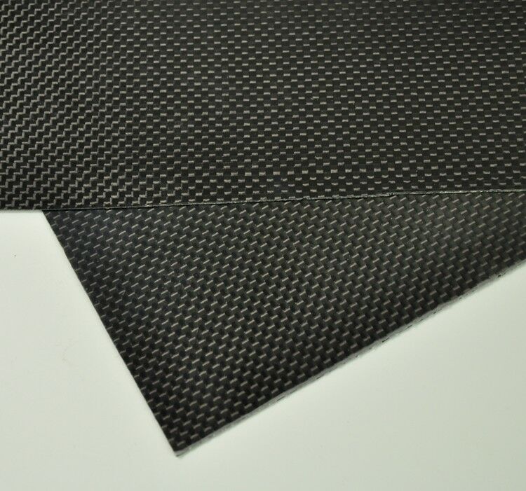 300x500x0.3mm Carbon Fiber Plate/Panel/Sheet 3K Plain Weave High Glossy Surface
