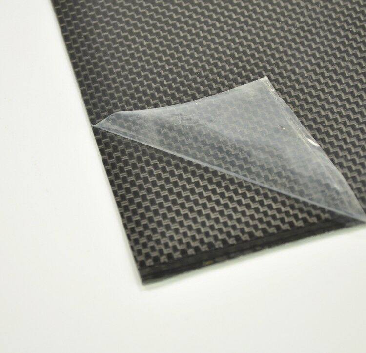 200x250x1mm Carbon Fiber Plate Panel Sheet 3K Plain Weave High glossy surface