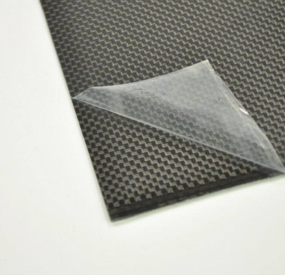200x250x1mm Carbon Fiber Plate Panel Sheet 3K Plain Weave High glossy surface
