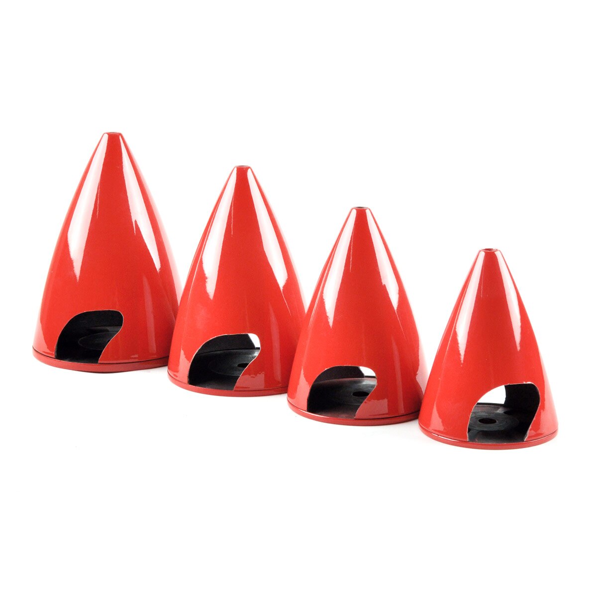 1PC 3/3.5/4/4.5inch Carbon Fiber Cone Spinner 2 Blades for RC Gasoline Airplane