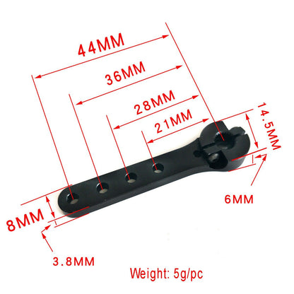 25T 44mm Futaba Aluminum Single  Servo Arm for 30-100CC Airplanes KSA005/A55 1pc