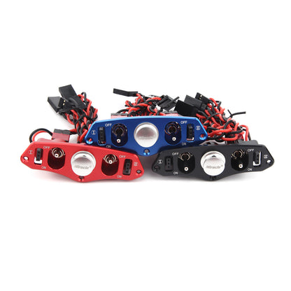 Heavy Duty Metal CNC Alloy Dual Power Switch with Fuel Dot