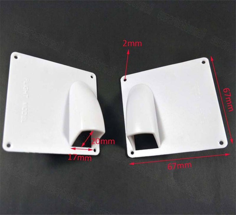 1Pair Plastic White RC Servo Covering Plate Cover Board