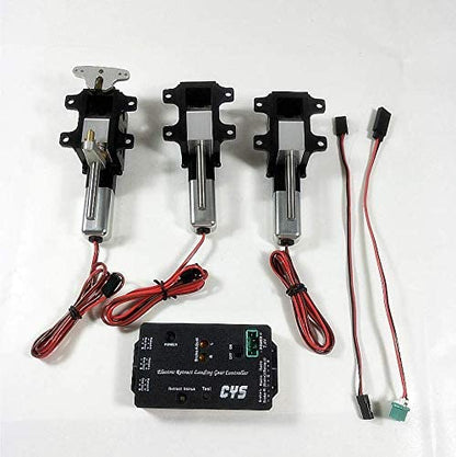 CYS-R2090 Electric Retract Landing Gears Landing Up for 6kg-12kg RC Airplane,1set 3gear Electric Retract w/Axle