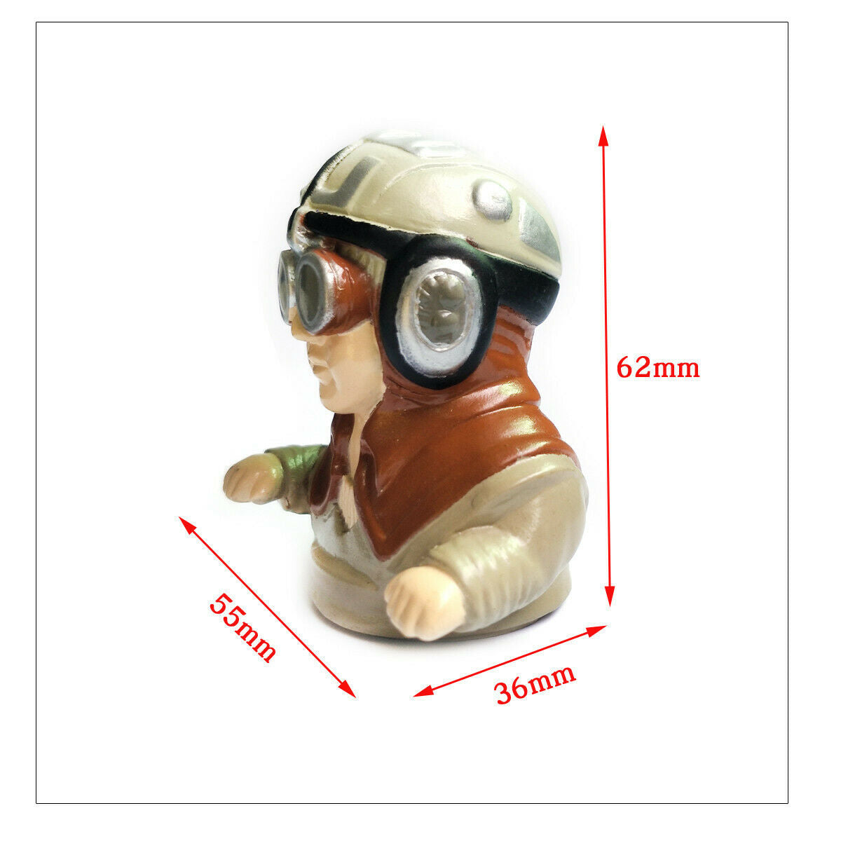 Pilots Figure Statues L55*W36*H62mm 1/7 Scale
