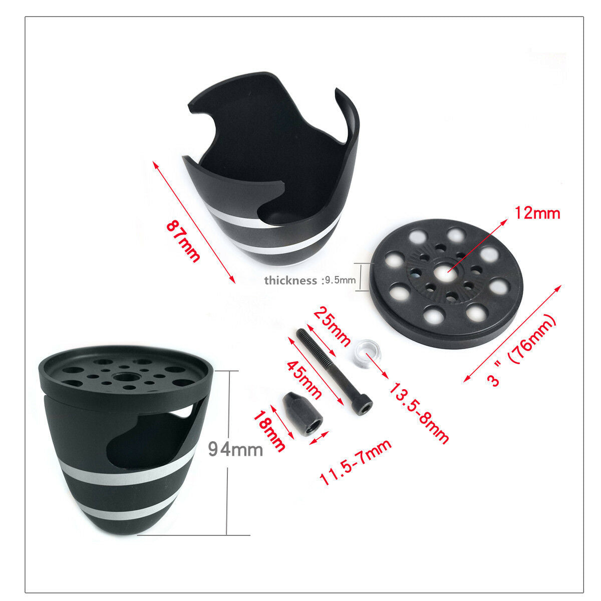 Miracle 3inch DLE30 Spinner for WWII FW190 Zero Fighter