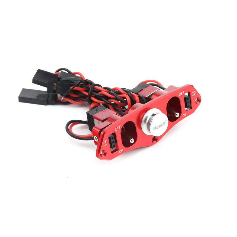 Heavy Duty Metal CNC Alloy Dual Power Switch with Fuel Dot