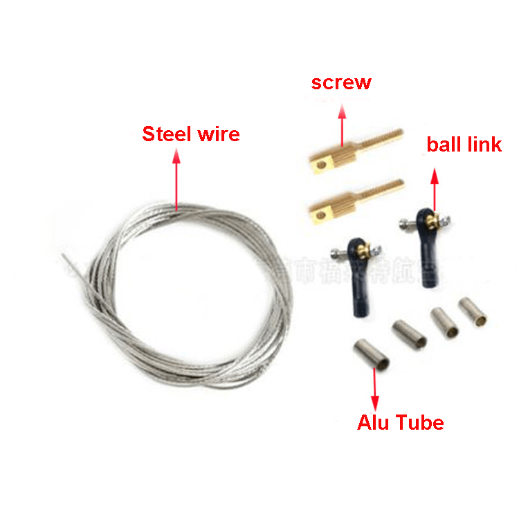 Ball link Soft Steel wire Steering gear Connecting rod kit