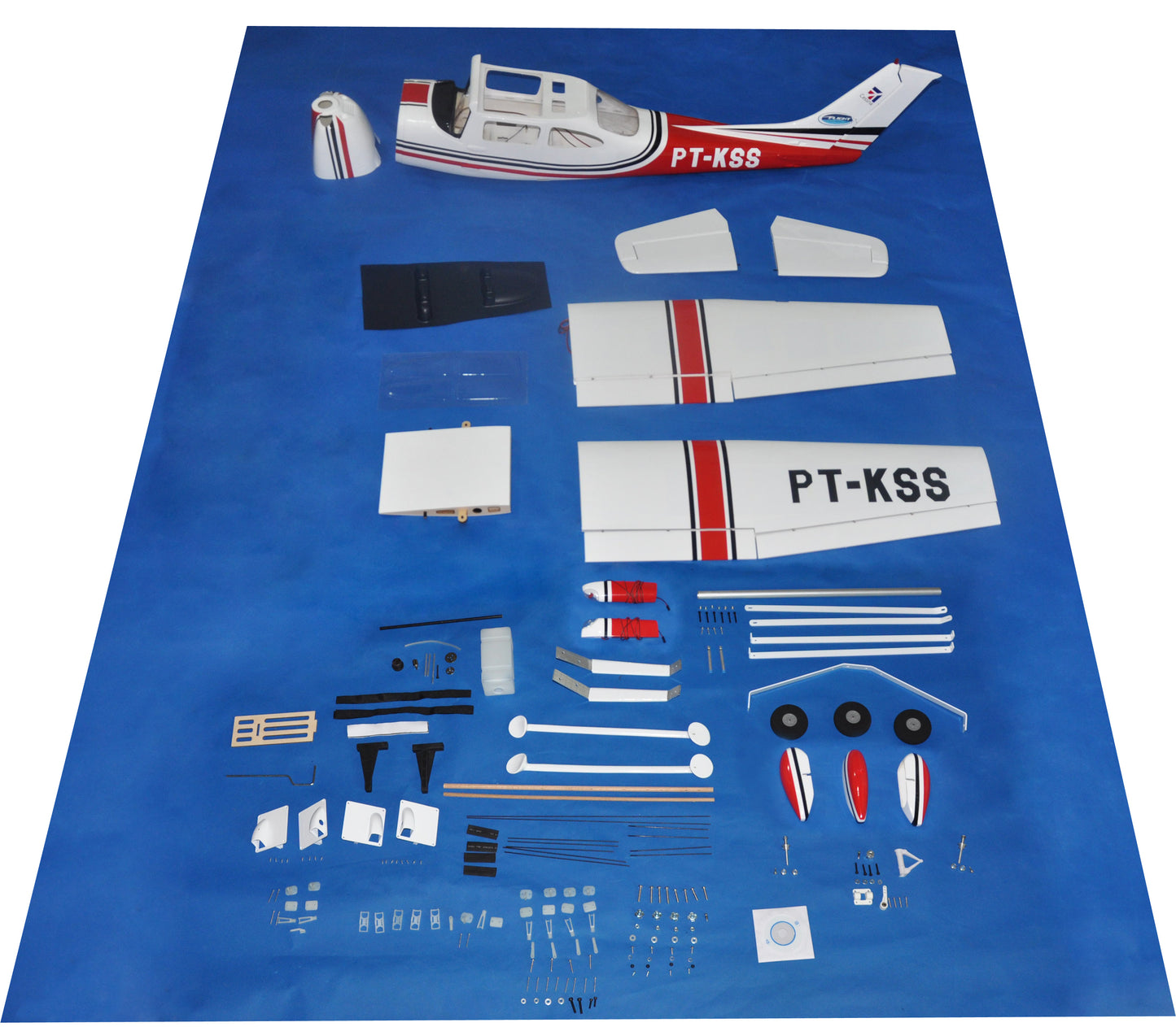 RC airplane Cessna 182 Red Balsa wood plane Aircraft ARF ARF