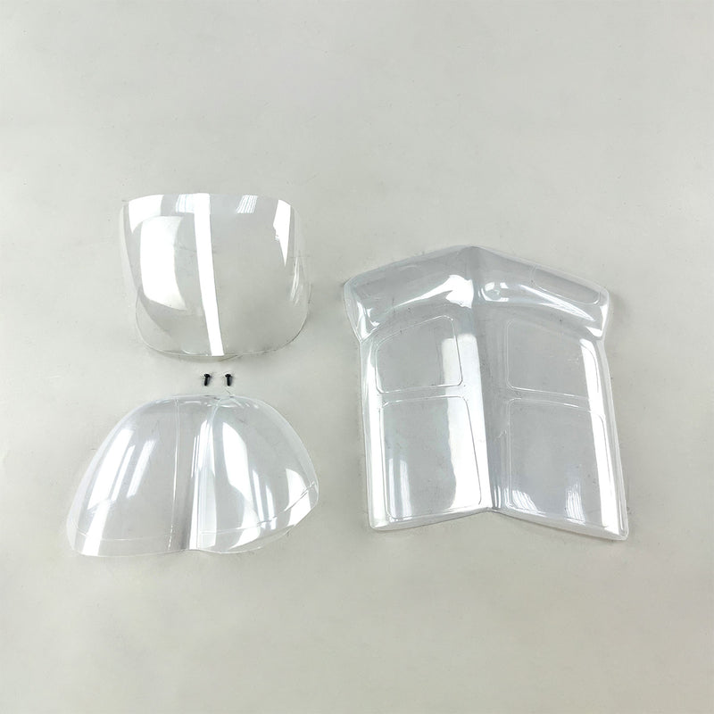 RC Helicopter Fuselage Spare Parts Universal Roban 450 Size Bell206 Replacement Nose Cover/Tail Part HSB-B206RWB4