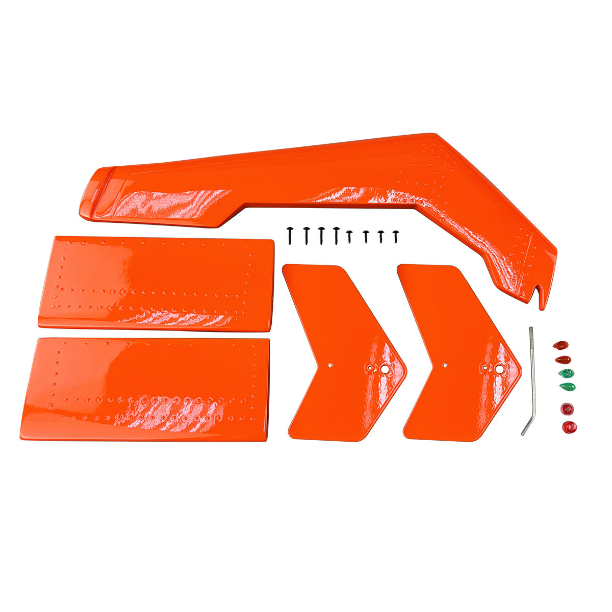 RC Helicopter Fuselage Spare Parts Roban 600Size Bell429 Replacement Nose Cover/Tail Part HSB-B429WBR6