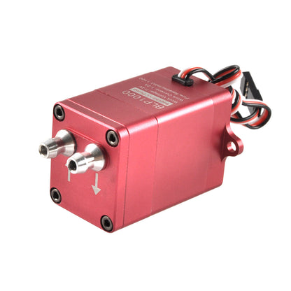 Brushless integrated smoke pump, adjustable flow fuel pump for turbojet gasoline engine
