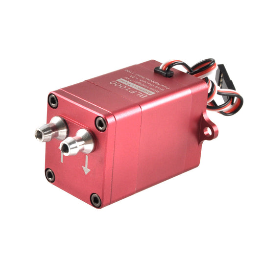 Brushless integrated smoke pump, adjustable flow fuel pump for turbojet gasoline engine
