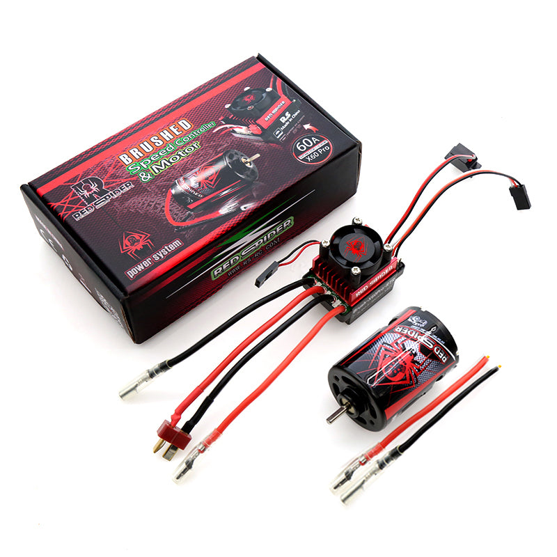 Brushed Motor With ESC Power System for 1/10 RC Car Boat Model