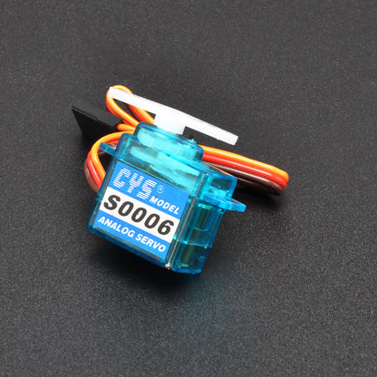 CYS-S0006 1.2kg Analog 6g Micro Servo for F3P KT RC Airplane Mini Aircraft Models