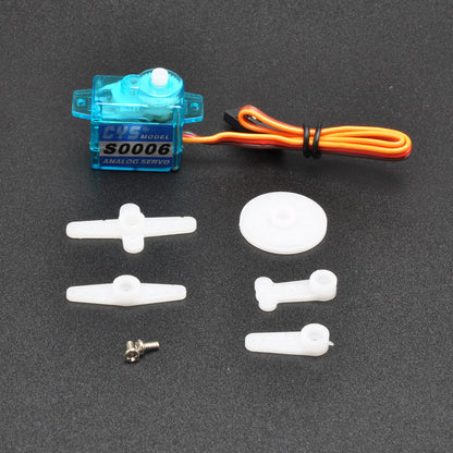 CYS-S0006 1.2kg Analog 6g Micro Servo for F3P KT RC Airplane Mini Aircraft Models