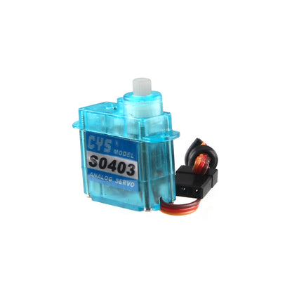 CYS-S0403 4.3g 19.8X8.4X23.3mm Plastic Gear Micro Servo For RC Plane Boat Car