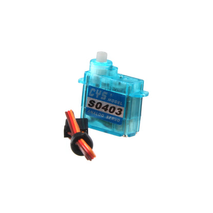 CYS-S0403 4.3g 19.8X8.4X23.3mm Plastic Gear Micro Servo For RC Plane Boat Car